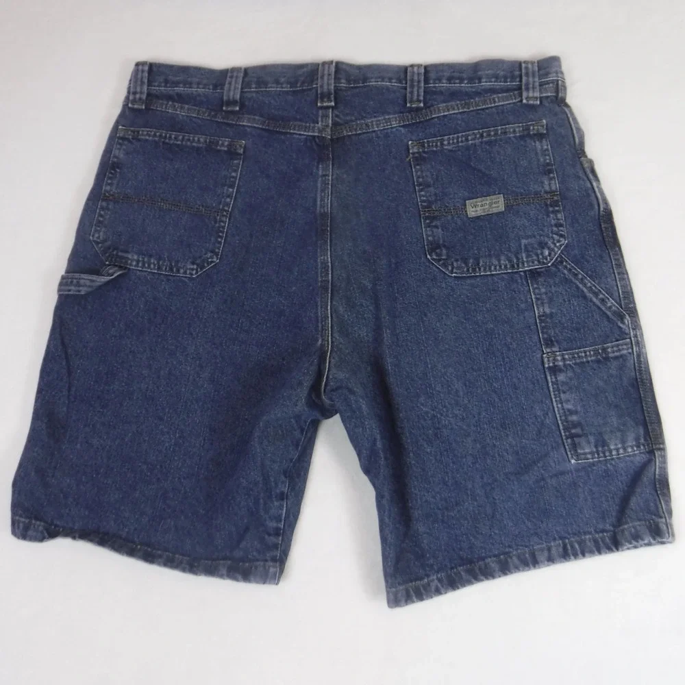 Wrangler‎ Carpenter Jean Shorts Men's Size 42R Blue Workwear